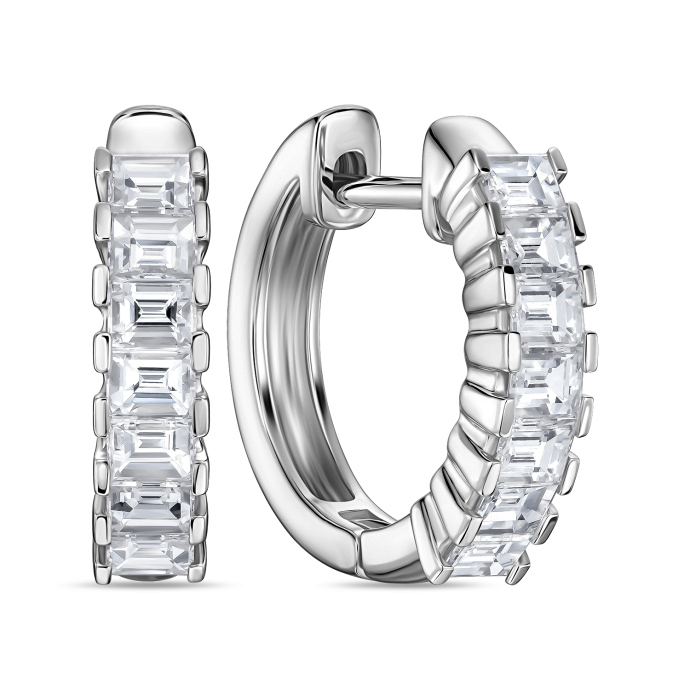 Серьги с бриллиантами - фото 1 Серьги с бриллиантами - фото 1