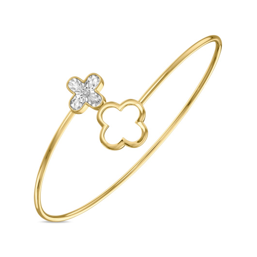 Браслет жесткий с бриллиантом