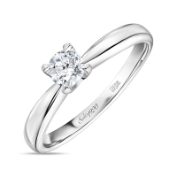 Кольцо с бриллиантом - фото 1