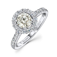 Кольцо с бриллиантами - фото 1