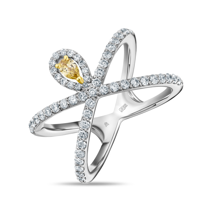 Кольцо с бриллиантами - фото 1 Кольцо с бриллиантами - фото 1