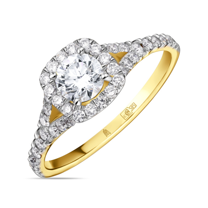 Кольцо с бриллиантом - фото 1 Кольцо с бриллиантом - фото 1