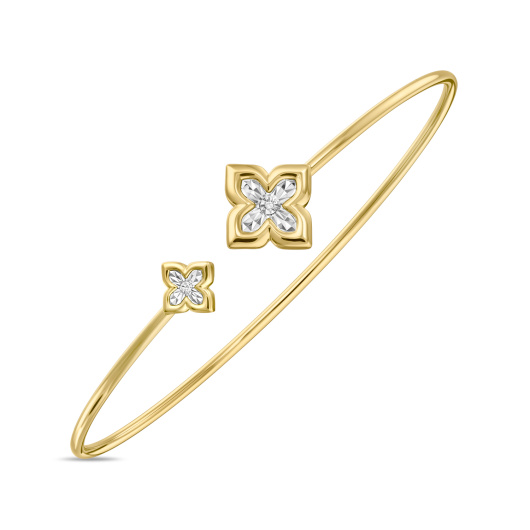 Браслет жесткий с бриллиантами