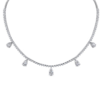 Колье с бриллиантом - фото 1