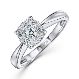 Кольцо с бриллиантами