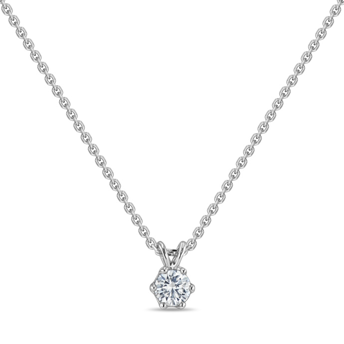 Колье с бриллиантом - фото 1 Колье с бриллиантом - фото 1