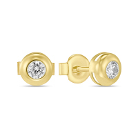 Серьги с фианитами - фото 1