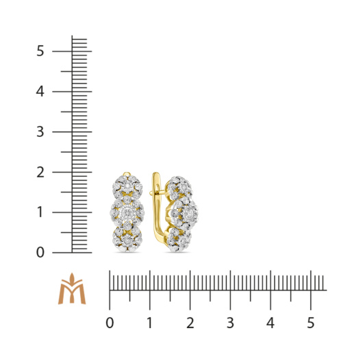 Серьги с бриллиантами