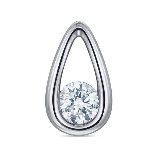 Подвеска с бриллиантом