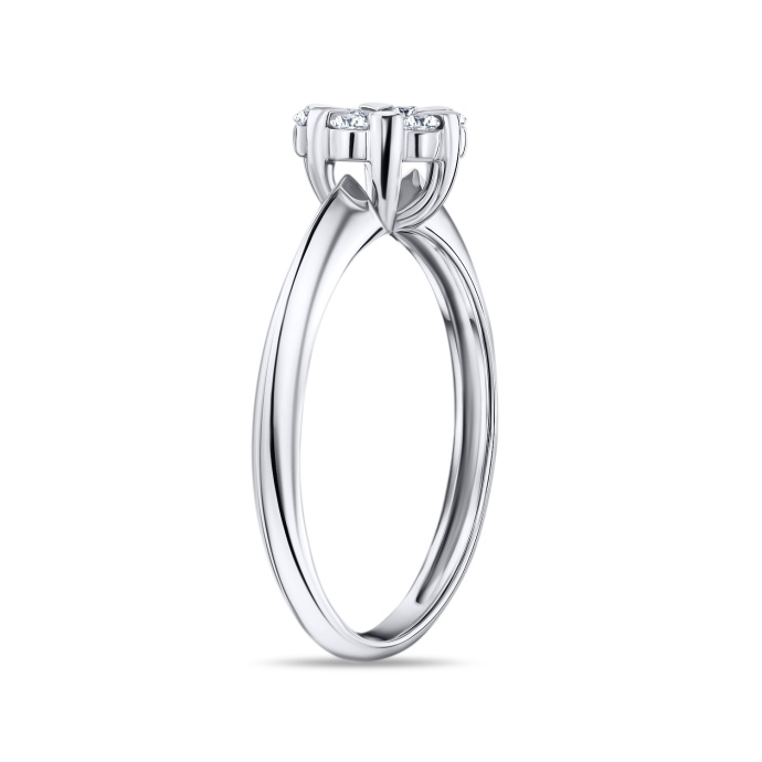 Кольцо с бриллиантом - фото 1