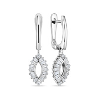 Серьги с бриллиантами - фото 1 Серьги с бриллиантами - фото 1