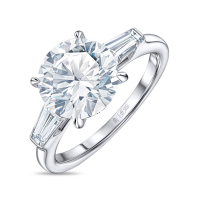 Кольцо с бриллиантом - фото 1