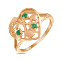 Кольцо с изумрудами - фото 1 Кольцо с изумрудами - фото 1