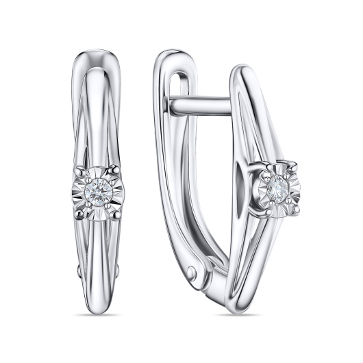 Серьги с бриллиантами