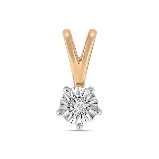 Подвеска с бриллиантом