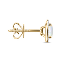 Серьги с бриллиантами и опалами - фото 2