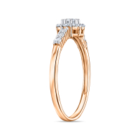 Кольцо с фианитами - фото 2