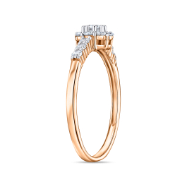 Кольцо с фианитами