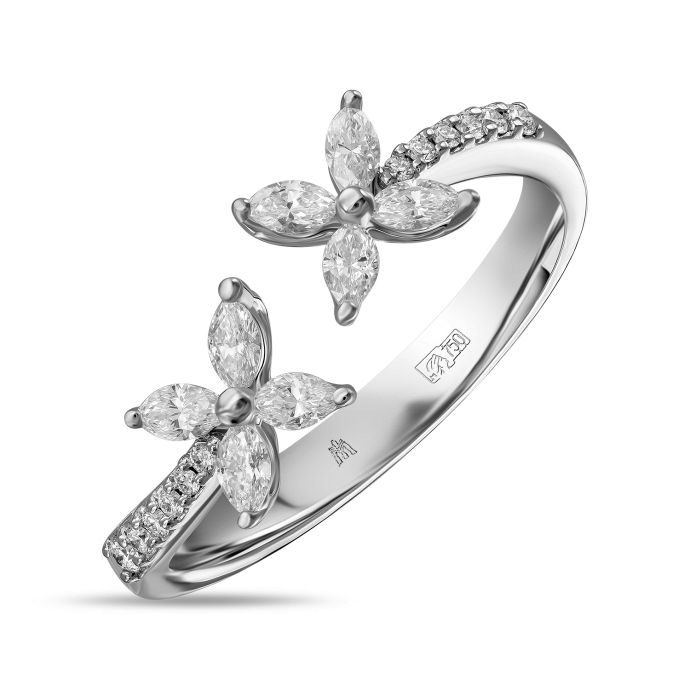 Кольцо с бриллиантами - фото 1 Кольцо с бриллиантами - фото 1