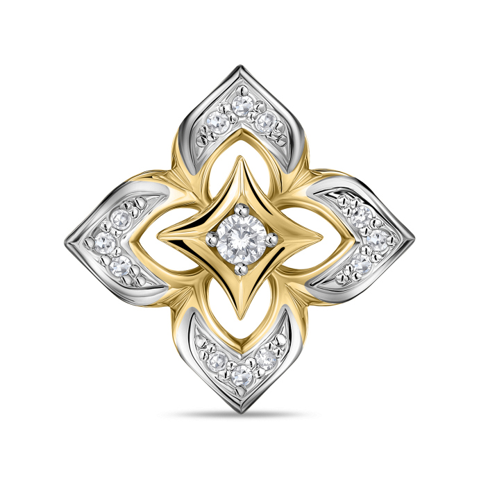 Подвеска с бриллиантами - фото 1