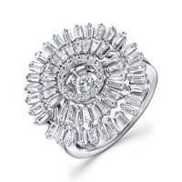 Кольцо с бриллиантами - фото 1 Кольцо с бриллиантами - фото 1