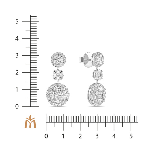 Серьги с бриллиантами