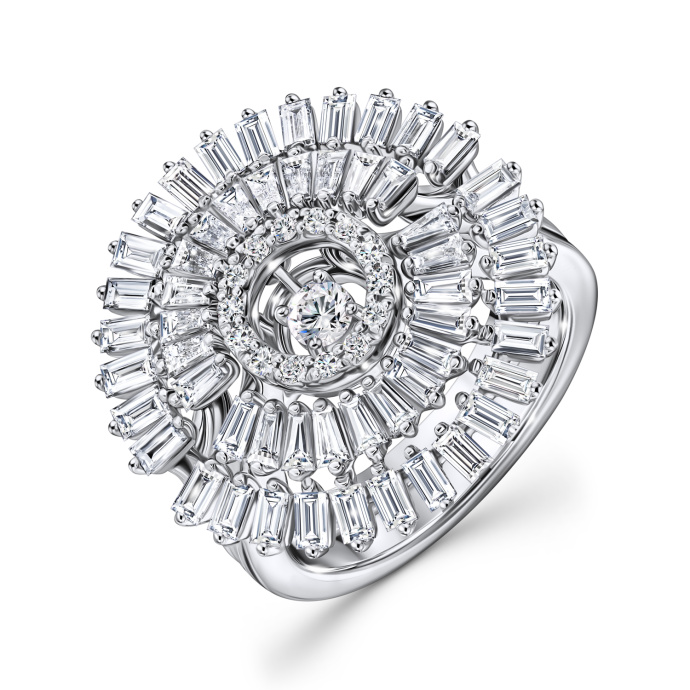 Кольцо с бриллиантами - фото 1 Кольцо с бриллиантами - фото 1