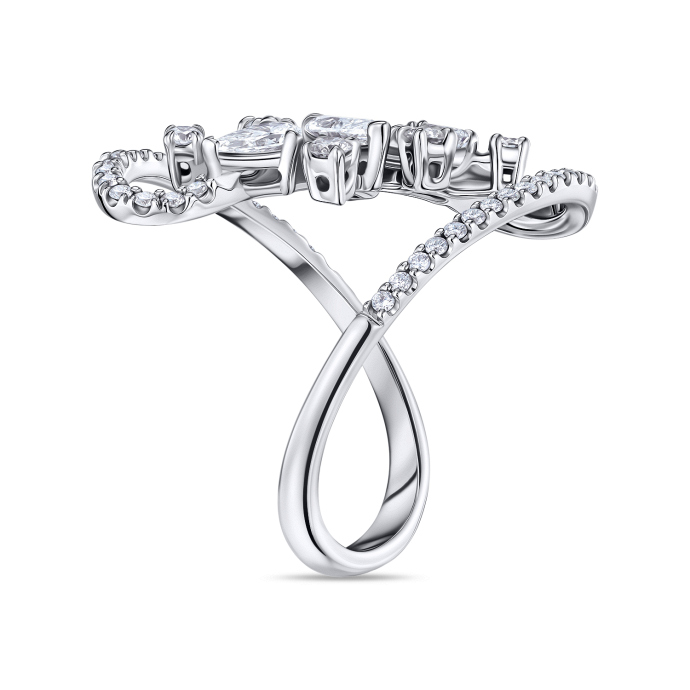 Кольцо с бриллиантами - фото 2