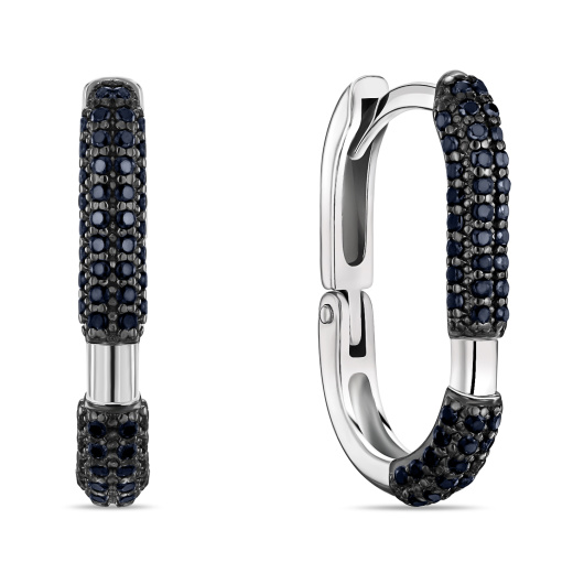 Серьги с фианитами