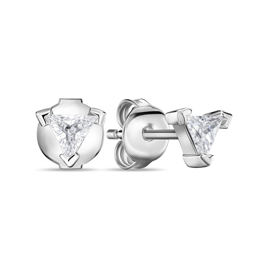 Серьги с фианитами