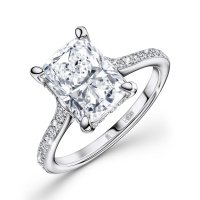 Кольцо с бриллиантом - фото 1