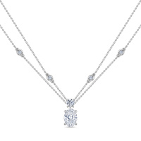 Колье с бриллиантом - фото 1 Колье с бриллиантом - фото 1