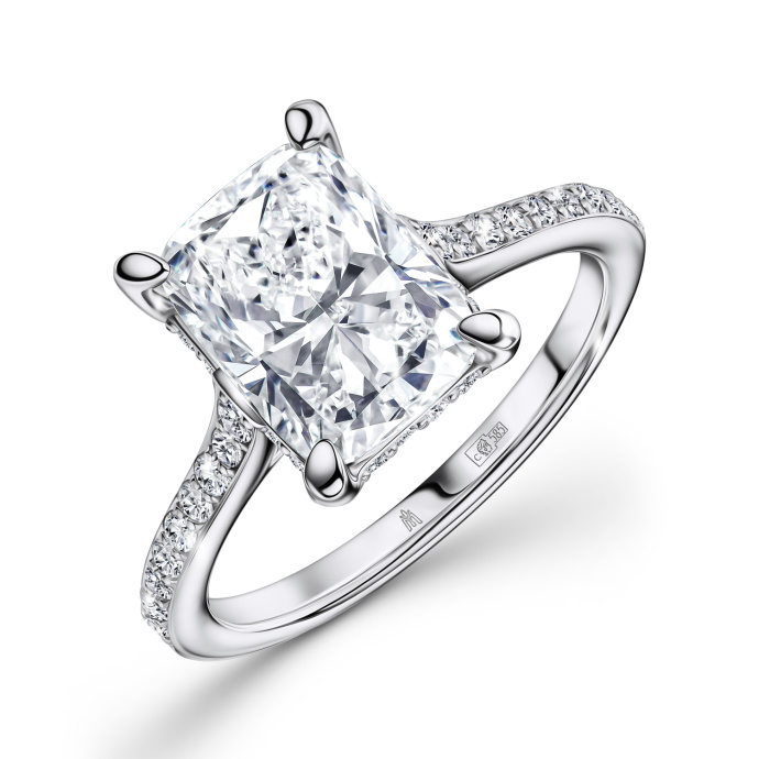 Кольцо с бриллиантом - фото 1