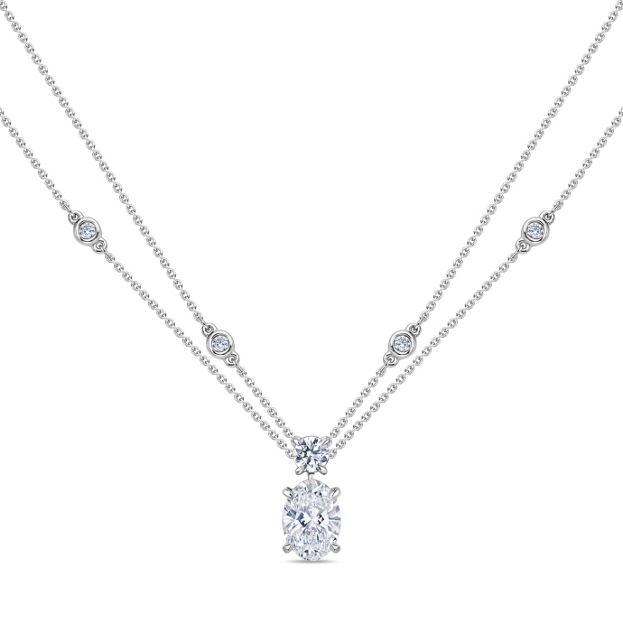 Колье с бриллиантом - фото 1 Колье с бриллиантом - фото 1