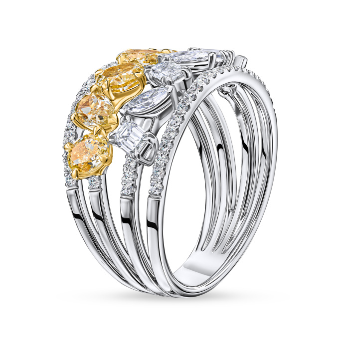 Кольцо с бриллиантами - фото 2