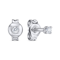 Серьги с бриллиантами - фото 1 Серьги с бриллиантами - фото 1