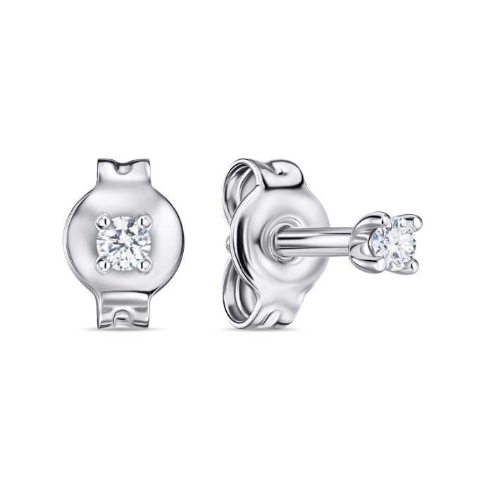 Серьги с бриллиантами - фото 1 Серьги с бриллиантами - фото 1