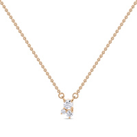 Колье с бриллиантом - фото 1