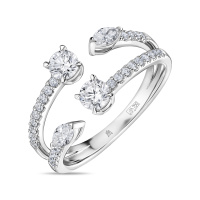 Кольцо с бриллиантами - фото 1