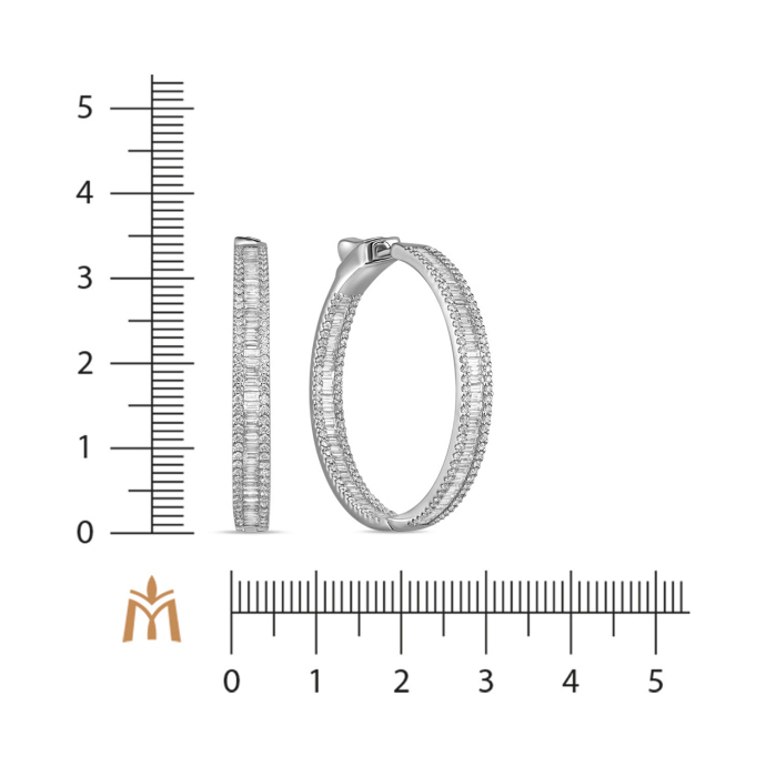 Серьги с бриллиантами - фото 2