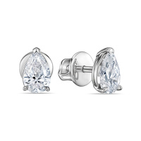 Серьги с бриллиантом - фото 1 Серьги с бриллиантом - фото 1