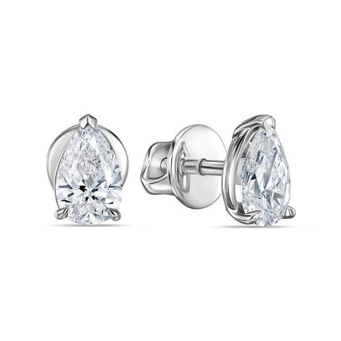 Серьги с бриллиантом - фото 1 Серьги с бриллиантом - фото 1