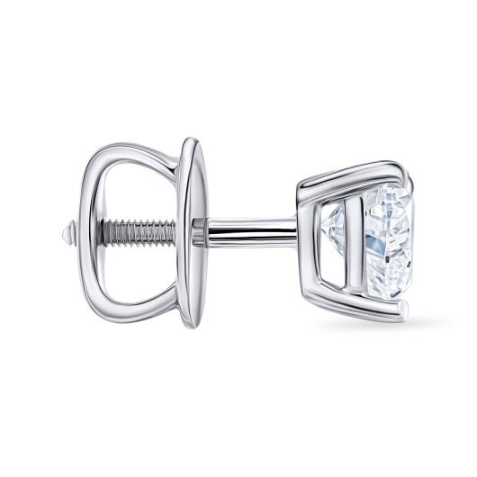 Серьги с бриллиантом