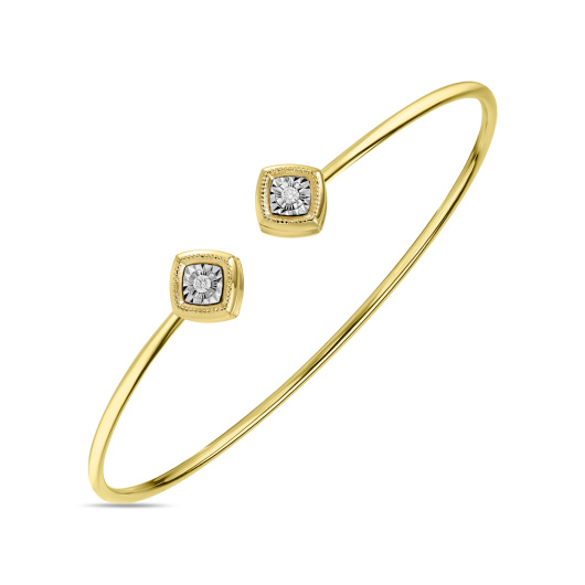 Браслет жесткий с бриллиантами