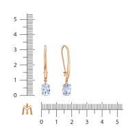 Серьги с топазами - фото 2 Серьги с топазами - фото 2