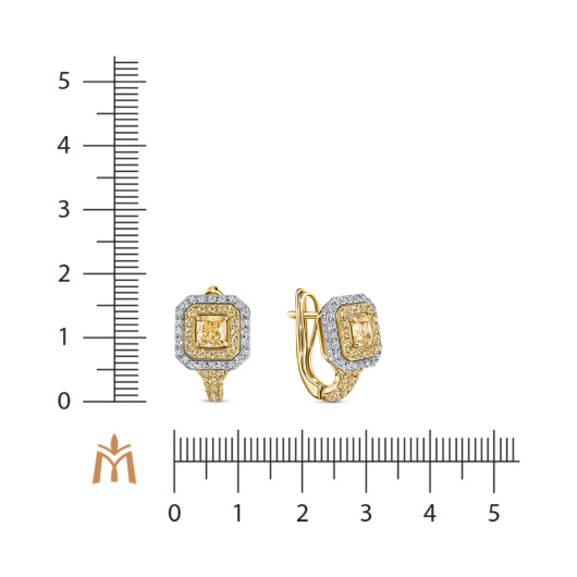 Серьги с бриллиантами