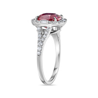 Кольцо с бриллиантом и рубином - фото 2 Кольцо с бриллиантом и рубином - фото 2