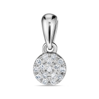 Подвеска с бриллиантами - фото 1