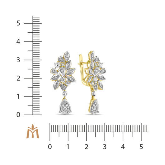 Серьги с бриллиантами