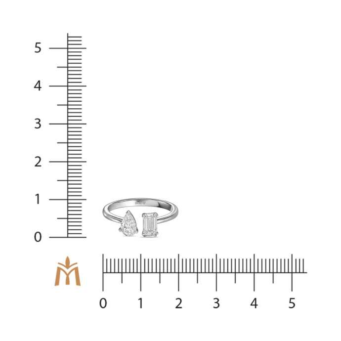 Кольцо с бриллиантом - фото 2